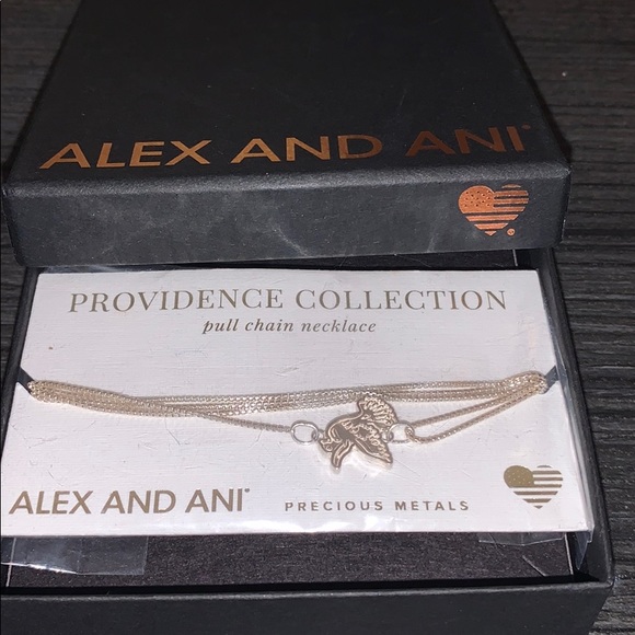 Alex and Ani Jewelry - Alex and Ani dove pull chain necklace